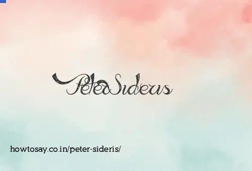 Peter Sideris