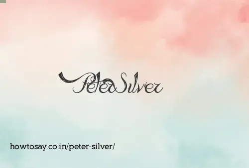 Peter Silver