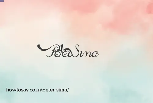 Peter Sima