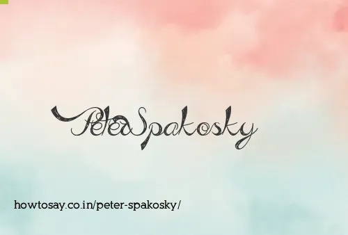 Peter Spakosky
