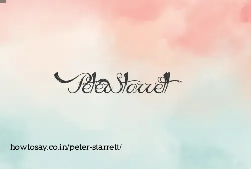 Peter Starrett