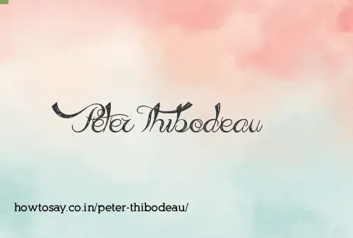 Peter Thibodeau