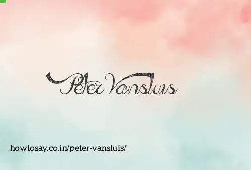 Peter Vansluis