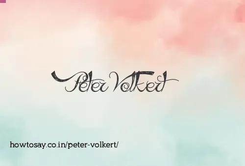 Peter Volkert