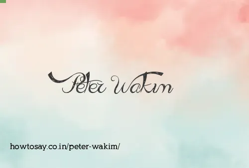 Peter Wakim