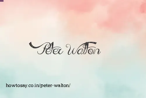 Peter Walton