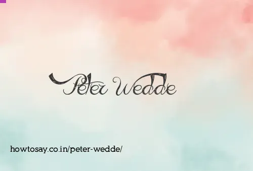 Peter Wedde