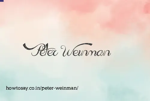 Peter Weinman