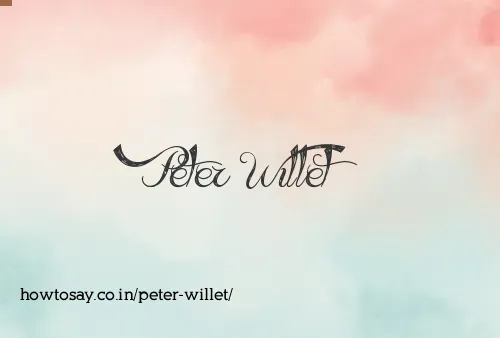 Peter Willet