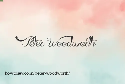 Peter Woodworth