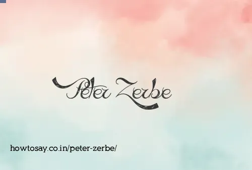 Peter Zerbe
