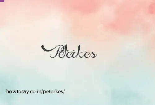 Peterkes