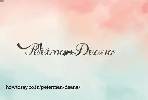 Peterman Deana
