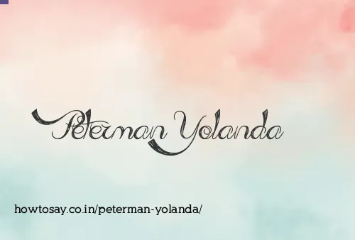 Peterman Yolanda