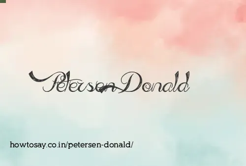 Petersen Donald