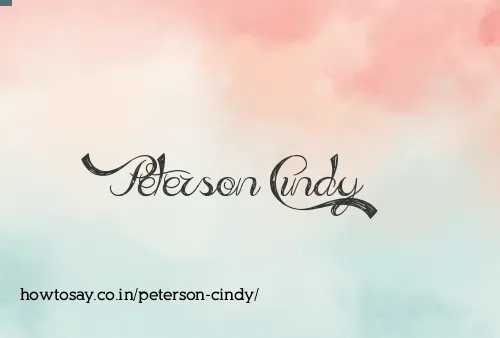 Peterson Cindy