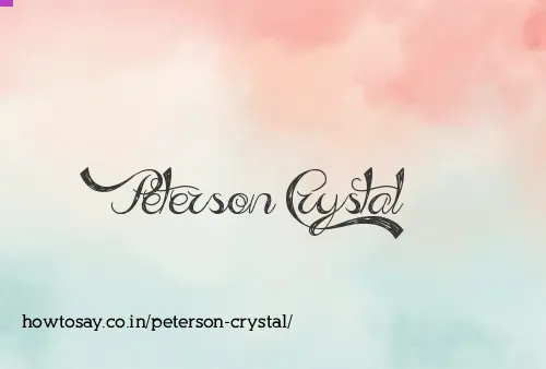 Peterson Crystal