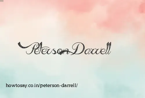 Peterson Darrell