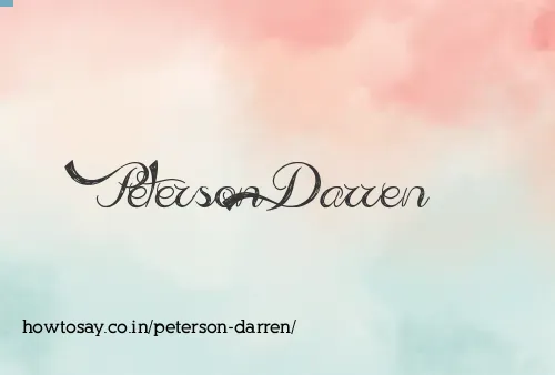 Peterson Darren
