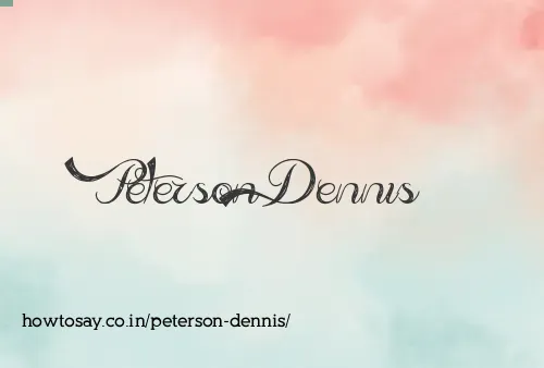 Peterson Dennis