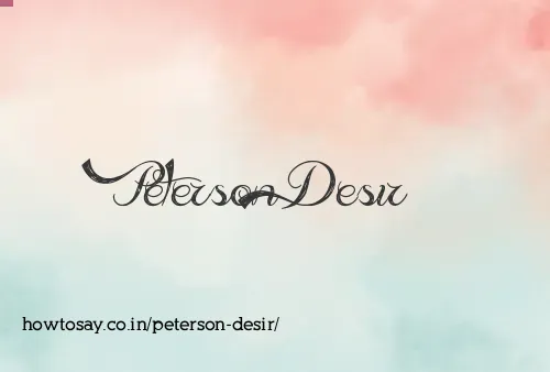 Peterson Desir