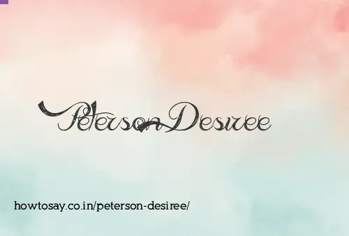 Peterson Desiree
