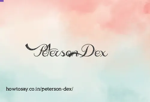 Peterson Dex