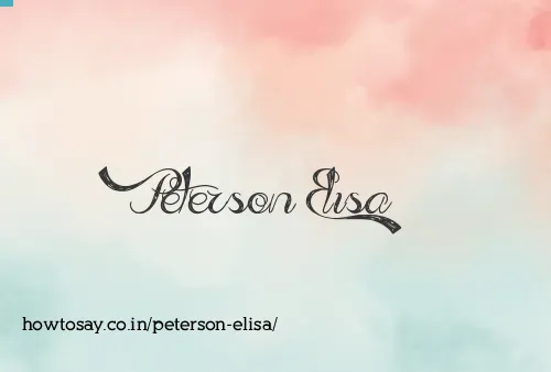 Peterson Elisa