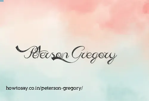 Peterson Gregory