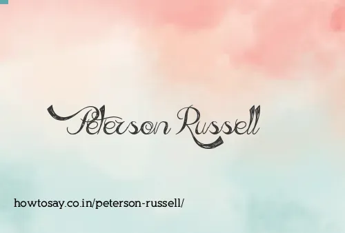 Peterson Russell