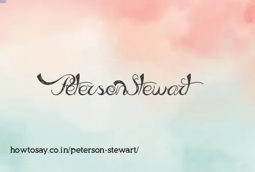 Peterson Stewart