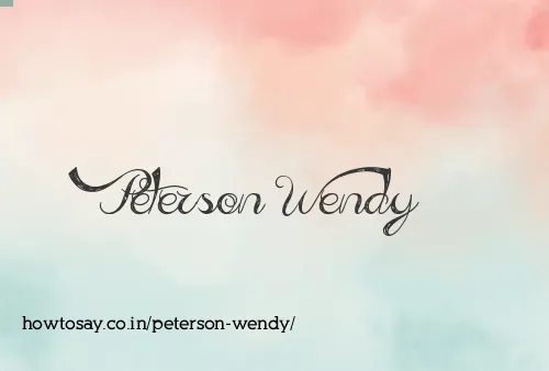 Peterson Wendy