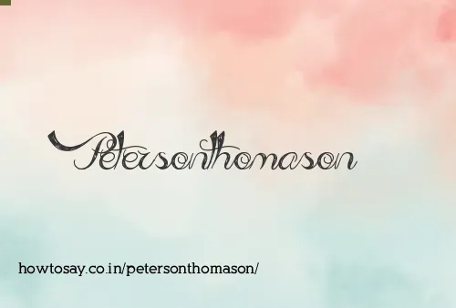 Petersonthomason