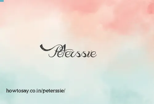 Peterssie