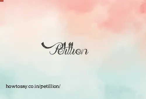 Petillion