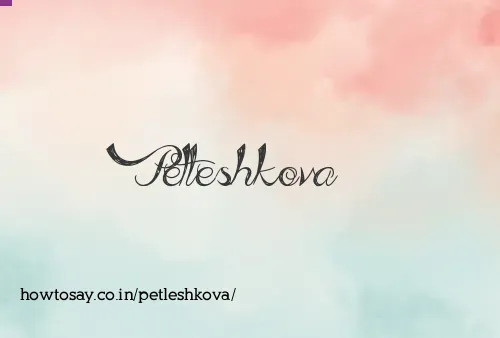 Petleshkova