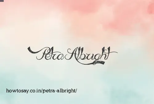 Petra Albright