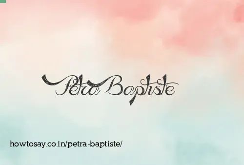 Petra Baptiste