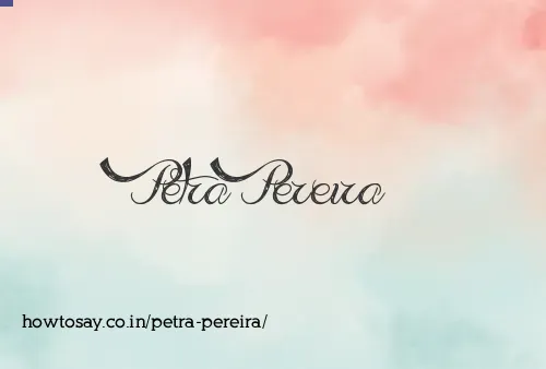 Petra Pereira