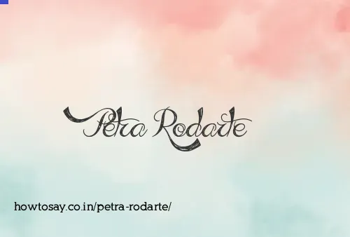 Petra Rodarte