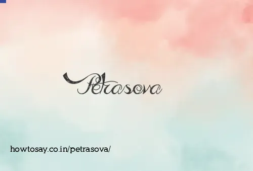 Petrasova