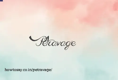 Petravage