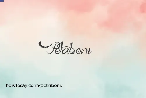 Petriboni