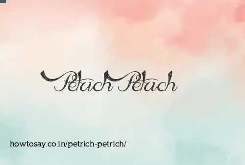Petrich Petrich