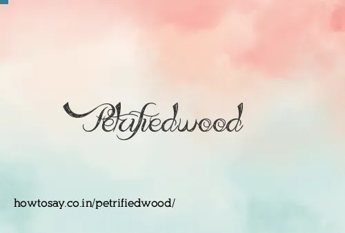 Petrifiedwood