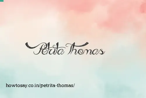 Petrita Thomas