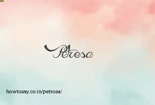 Petrosa