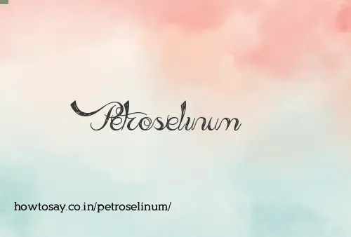 Petroselinum