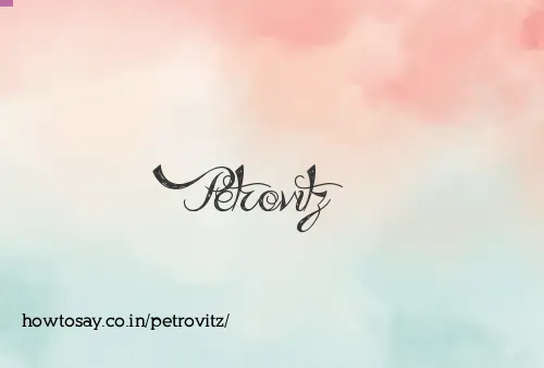 Petrovitz
