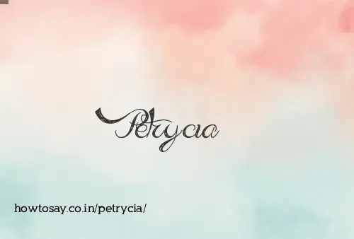 Petrycia